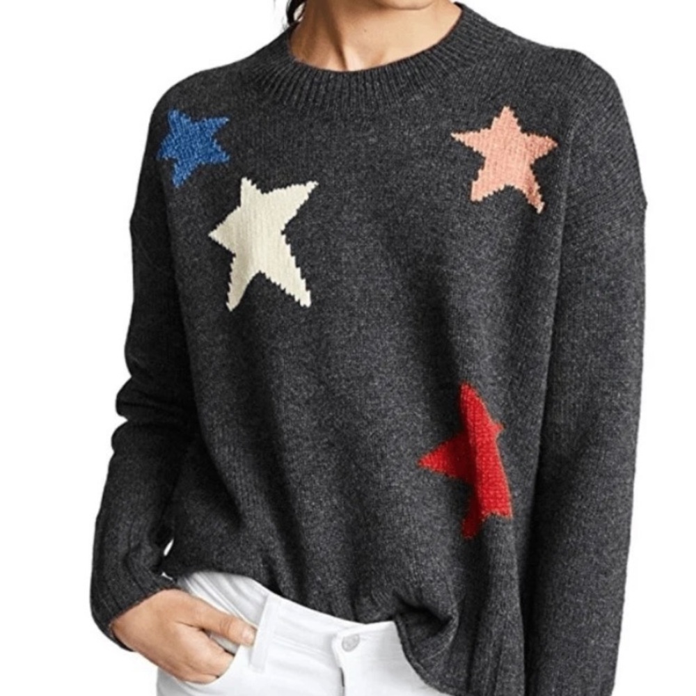 Madewell 100% Merino Wool
Starry night Print Boxy Pullover sweater sz XS preppy
